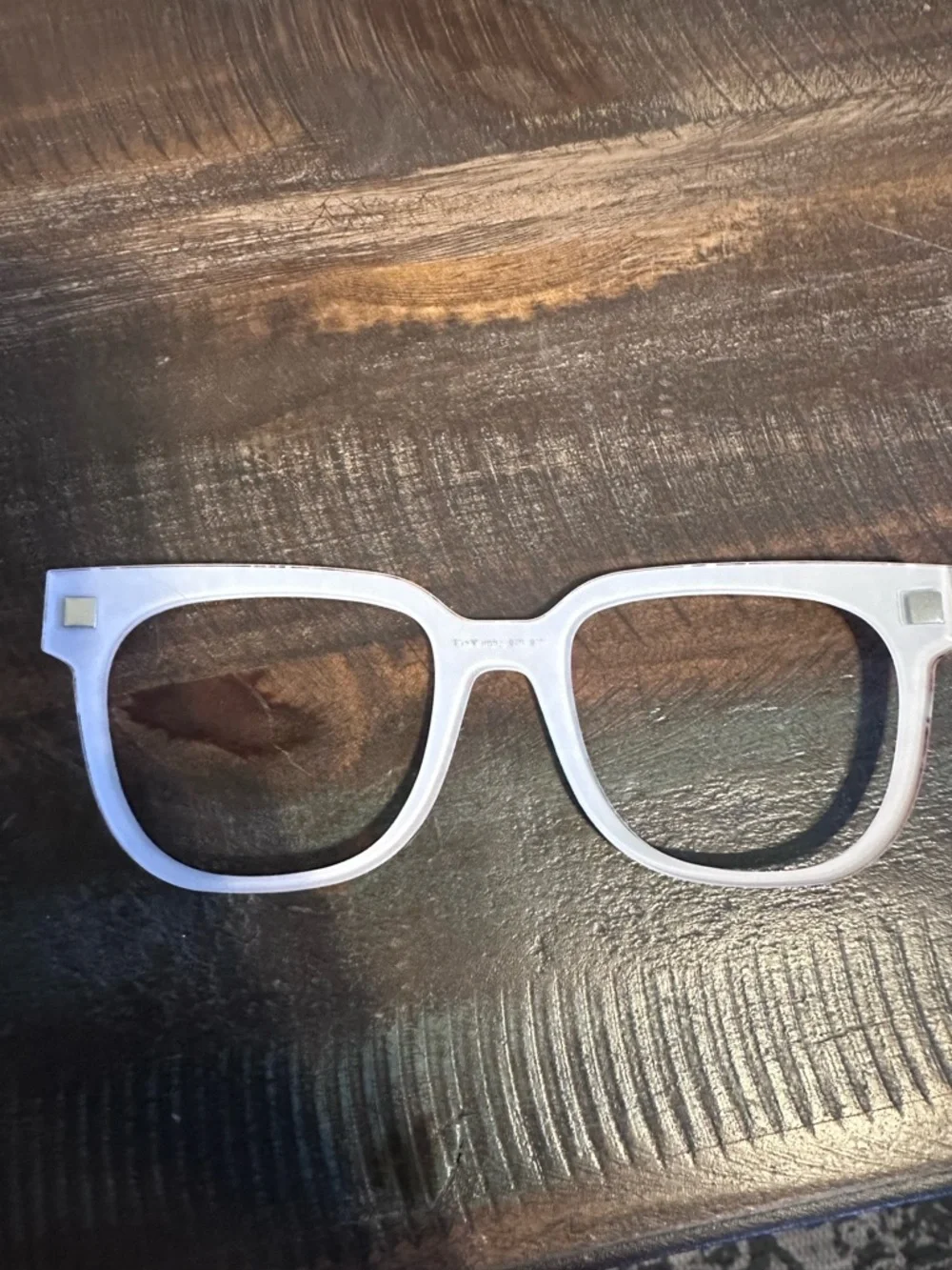 Pair Eyewear The Paper Cut Clovers Murphy Magnetic Wood Grain Floral Topper